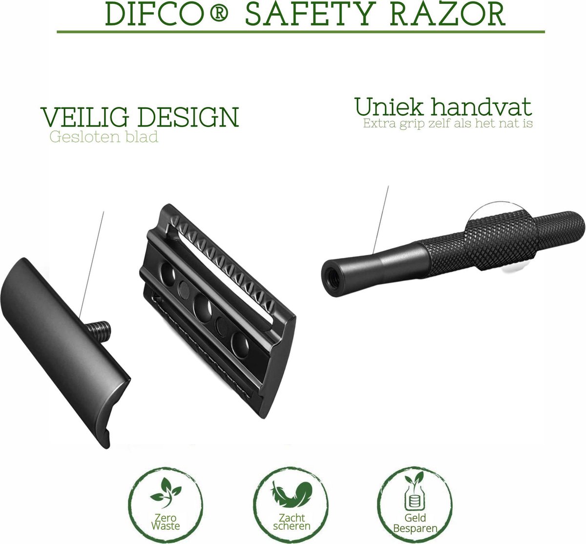 Safety Razor Scheermes Duurzaam Scheren Double Edge Scheermes