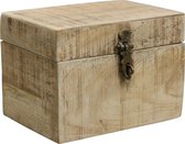 Raw Materials Vintage Mango Opbergbox - Mangohout - Opbergkist  - 19x14x14 cm