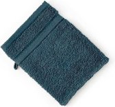 LINNICK Pure Washand 100% Katoen - Petrol - 16x21cm- Per 12 Stuks