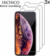 iPhone 11 Pro / XS / X Screenprotector Glas 3x – Tempered Glass 3x (Extra voordelig) - Eff Pro