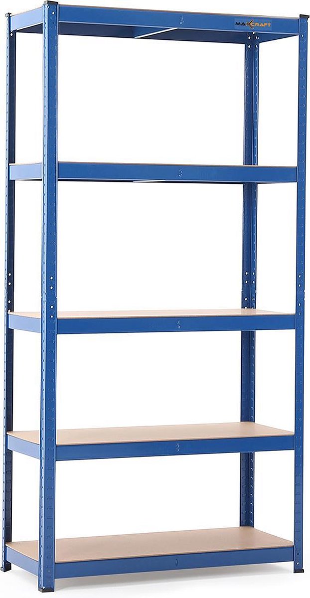 Brasq Etagère Inox Gris Lot De 2 Espace De Rangement 180x90x40 Cm, 5 Étagères, 1