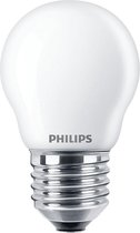 Philips Lighting 76345900 LED-lamp Energielabel E (A - G) E27 Kogel 2.2 W = 25 W Warmwit (Ø x l) 4.5 cm x 8 cm 1 stuk(s)
