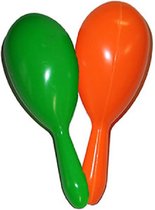Sambaballlen oranje of groen , set van 2 stuks 18 cm