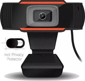 O.M.G® Webcam HD 720P inclusief een Privacy Protector - Webcam voor PC - HD Cam met ingebouwde microfoon