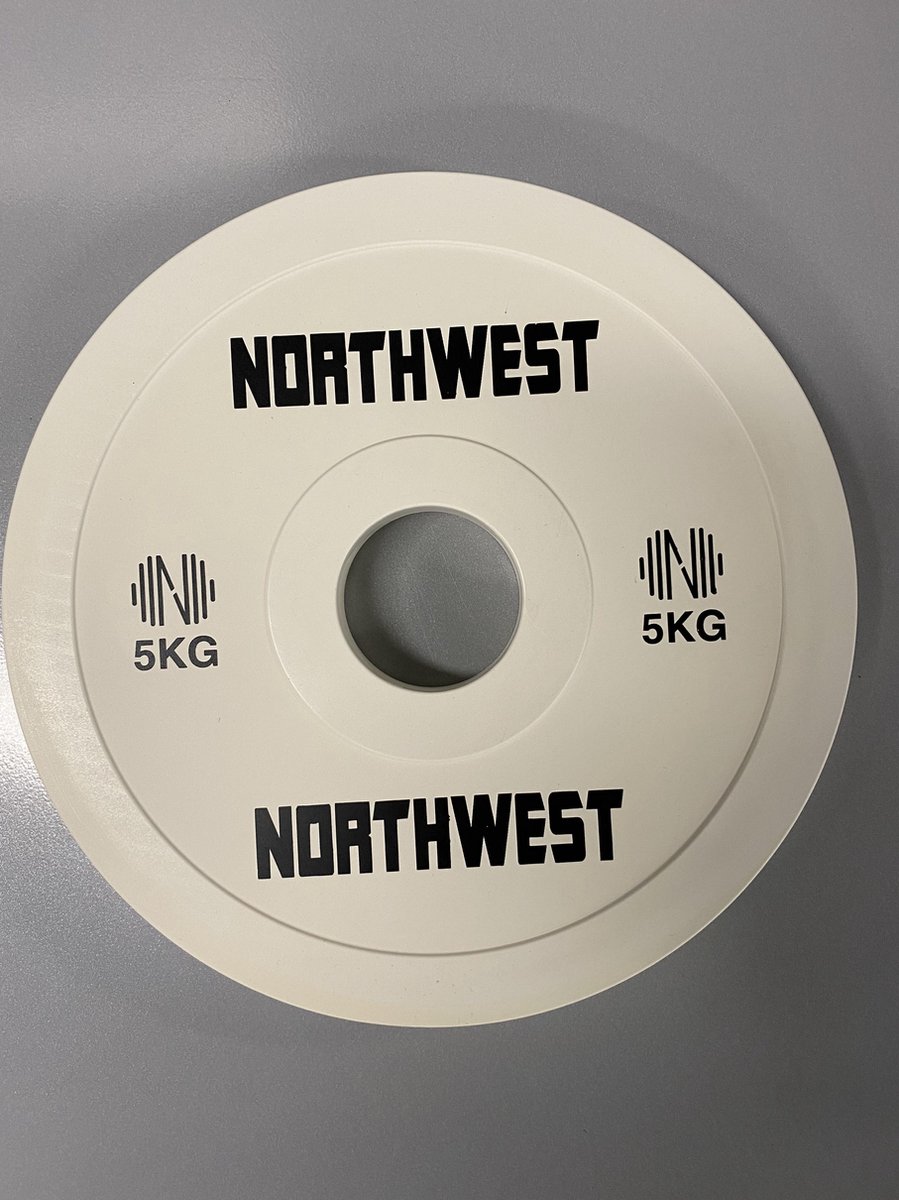 Northwest Fractional Halterschijf | Change Plate Set | Crossfit - Gewichtheffen - 2 x 5 KG | Wit