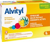Alvityl - Weerstand van het organisme - Spirulina, Royal Jelly, Actieve fermenten, vitaminen - Vanaf 3 jaar - 8 flesjes