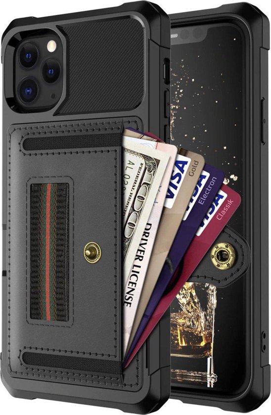 Étui Portefeuille En Cuir PU Pour IPhone 11 Pro - Avec Emplacement Cartes - Neuf Sous Blister