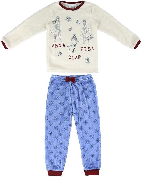 Pyjama Kinderen Frozen 74750 Blauw Wit | bol.com