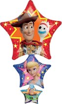 Amscan Folieballon Toy Story Ster 63 X 106 Cm Rood/blauw/paars