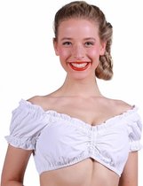 Dirndl blouse ANNA WIT (maat 42)