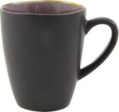 Sharon by Ter Steege Urban Aubergine - Beker - Paars - 6 stuks - Porselein - 200 ml