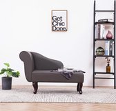 Chaise Loungebank Leer (Incl LW anti kras viltjes)   - Chaise Longue- Chaise sofa - Chaise Lounge bank - Chaise Longchair-