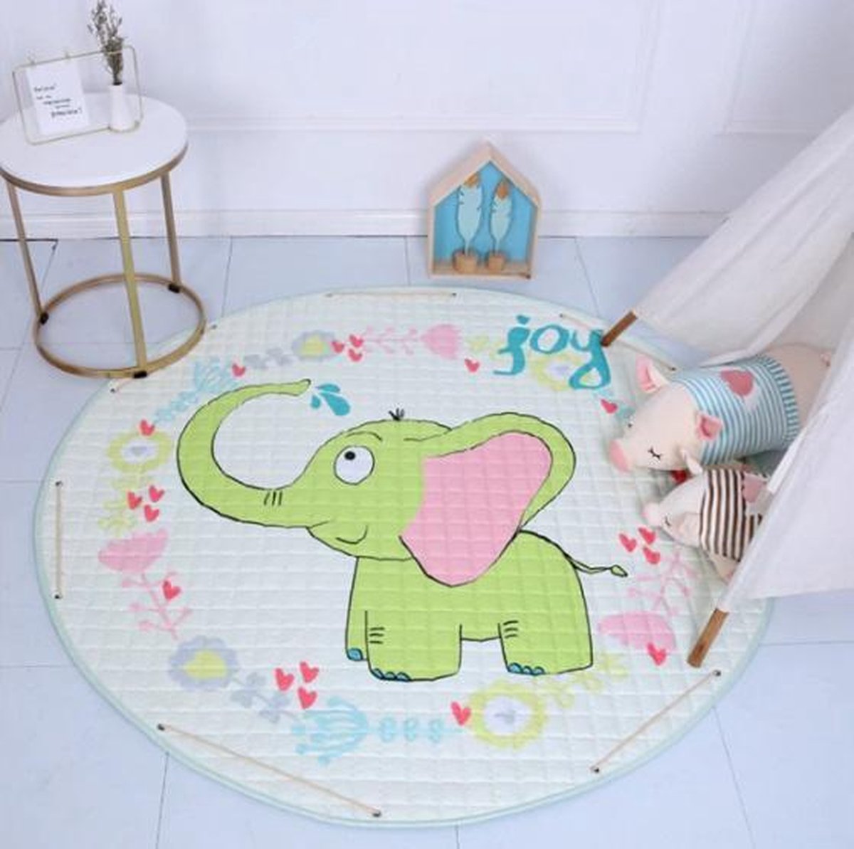 Tapis de jeu pour Bébé iBright XL - Tapis de jeu avec sac de