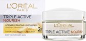 L'Oréal Paris Triple Active Nourisch Gezichtscrème Zeer droge huid - 50 ml