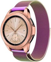 Milanees Smartwatch bandje - Geschikt voor  Samsung Galaxy Watch Milanese band 42mm - regenboog - Horlogeband / Polsband / Armband