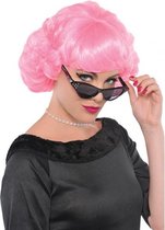 Amscan Pruik Frenchie Dames Synthetisch Roze One-size