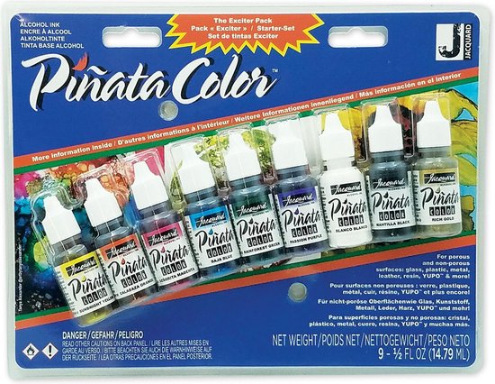 Jacquard Piñata Alcohol Ink Exciter 9 couleurs 14 ml