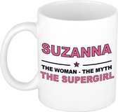 Suzanna The woman, The myth the supergirl cadeau koffie mok / thee beker 300 ml