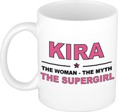 Kira The woman, The myth the supergirl cadeau koffie mok / thee beker 300 ml