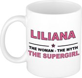 Liliana The woman, The myth the supergirl cadeau koffie mok / thee beker 300 ml