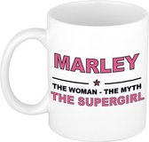 Marley The woman, The myth the supergirl cadeau koffie mok / thee beker 300 ml