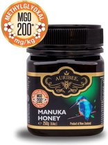 100% natuurlijke, rauwe, monoflorale Manuka honing uit Nieuw- Zeeland MGO 200+, 250 gram