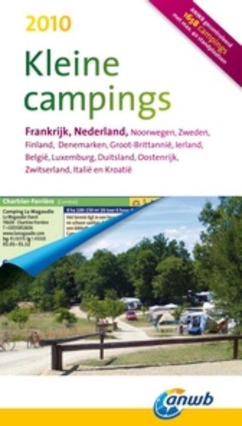Cover van het boek 'ANWB Kleine campings 2010'