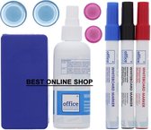 Office Essentials whiteboard markerset | 9 DELIG |  markers, reiniger, wisser en magneten