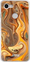 Google Pixel 3 Hoesje Transparant TPU Case - Brownie Caramel #ffffff