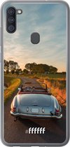 Samsung Galaxy A11 Hoesje Transparant TPU Case - Oldtimer Mercedes #ffffff