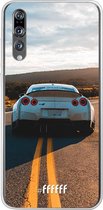 Huawei P20 Pro Hoesje Transparant TPU Case - Silver Sports Car #ffffff