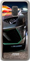Samsung Galaxy A8 (2018) Hoesje Transparant TPU Case - Lamborghini #ffffff