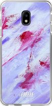 Samsung Galaxy J3 (2017) Hoesje Transparant TPU Case - Abstract Pinks #ffffff