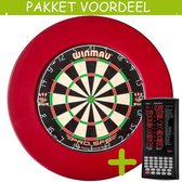 Elektronisch Dart Scorebord VoordeelPakket (Viper ) - Blade 5 - Rubberen Surround (Rood)