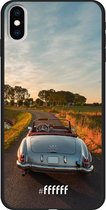 iPhone Xs Max Hoesje TPU Case - Oldtimer Mercedes #ffffff