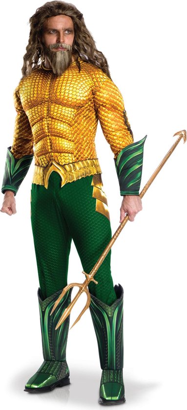 RUBIES FRANCE - Groen en geel Aquaman kostuum voor volwassenen - Volwassenen kostuums