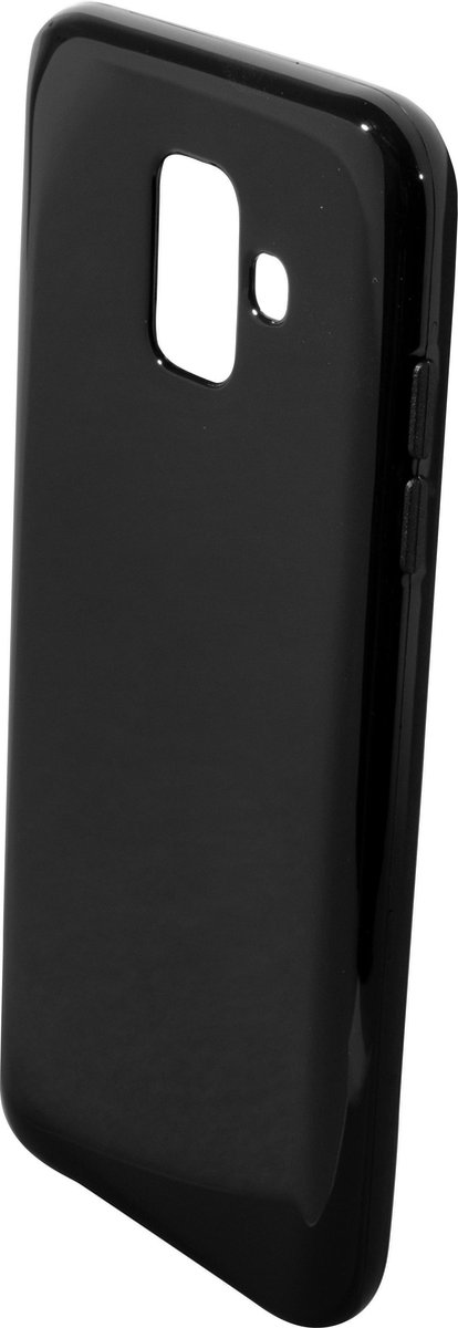 Mobiparts hoesje geschikt voor Samsung Galaxy A6 (2018) - Zacht TPU - Schokabsorberend TPU - Grip Coating - Zwart