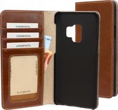 Mobiparts Excellent Wallet Case Samsung Galaxy S9 Oaked Cognac hoesje