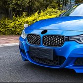 Sport Grill Diamond Nieren Bmw F30 F31 3 Serie Glans Zwart Chrome M3 Look G20 Look Exclusieve look 316i 320i 328i 330i 335i 340i 320D 330D 335D Touring LCI