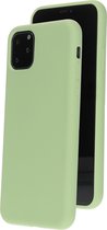 Mobiparts Silicone Cover Apple iPhone 11 Pro Max Pistache Green