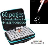 Diamond Painting Volwassenen - Opbergbox - Koffer 60 Potjes