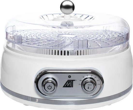 Drogermachine, 360 ° Heteluchtcirculatie Voedseldroger Met 5 Lades Digitale Instelbare Timer en Temperatuurregeling Voor Thuisgedroogd Fruit, Groenten, Vlees, Hondenkoekjes, Snoep