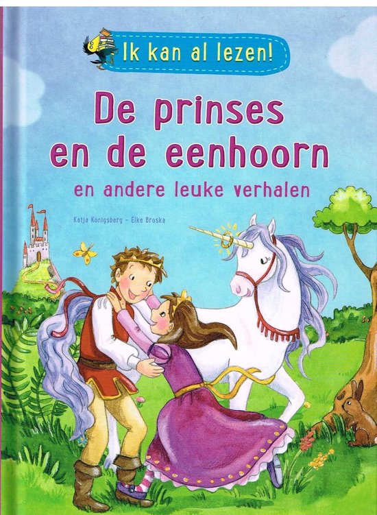 De prinses en de eenhoorns Ik kan al lezen - cover