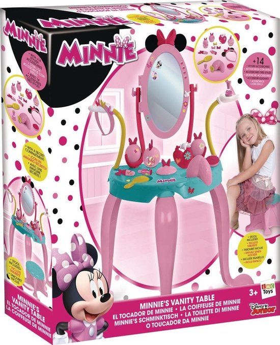 Vanity Tafel en Stoel Disney's Minnie Mouse - kaptafel- en stoel | bol
