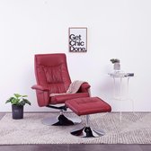 Fauteuil met voetenbankje verstelbaar (Incl LW anti kras viltjes) - Loungestoel - Lounge stoel - Relax stoel - Chill stoel - Lounge Bankje - Lounge Fauteil