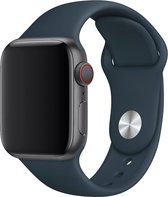 iWatch bandje – donker groen – 38/40 mm – Apple Watch – Sportbandje – Pacific Green - S/M – Siliconen - Apple Watch Serie 3/2/1 – Apple Watch Serie 5/4