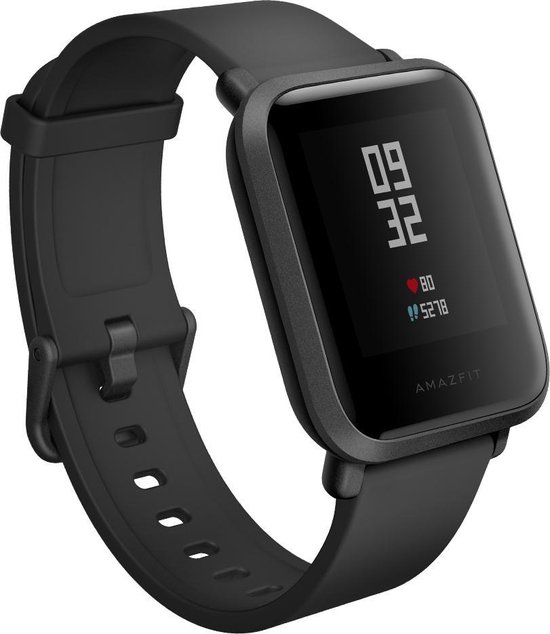 huami amazfit bip onyx black smartwatch