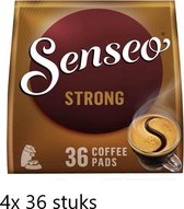 Bol.com Senseo Base Strong koffiepads - 4 x 36 pads aanbieding