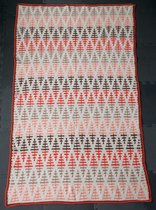 Gehaakte Deken Scandi Throw 144 x 85 cm