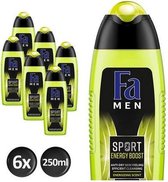 Fa Men douchgel - Sport Energy Boost - Voordeelpak 6x 250ml